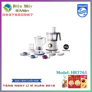 (Giá Tốt Mỗi Ngày) Máy Xay Đa Năng Philips HR7761 - Chính Hãng