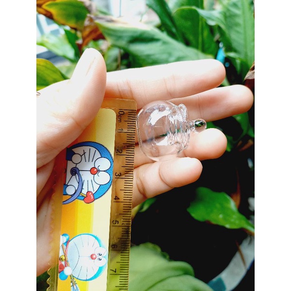 Hủ thủy tinh Thấp rộng- Hủ Tròn Có Nắp cho mô hình dollhouse , miniature