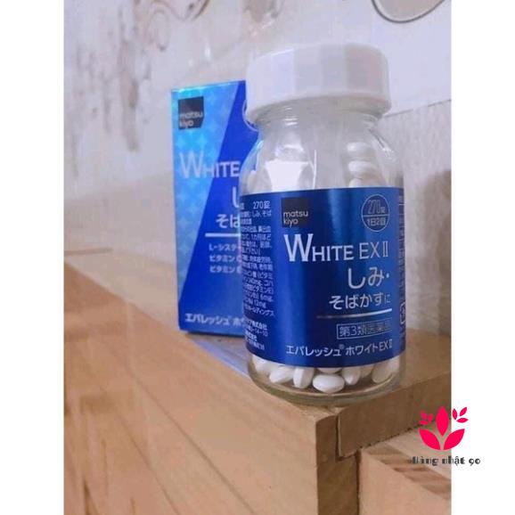 Viên uống Skin White EX ll 270 viên trắng da, mờ thâm nám Nhật Bản   Nhật Bản