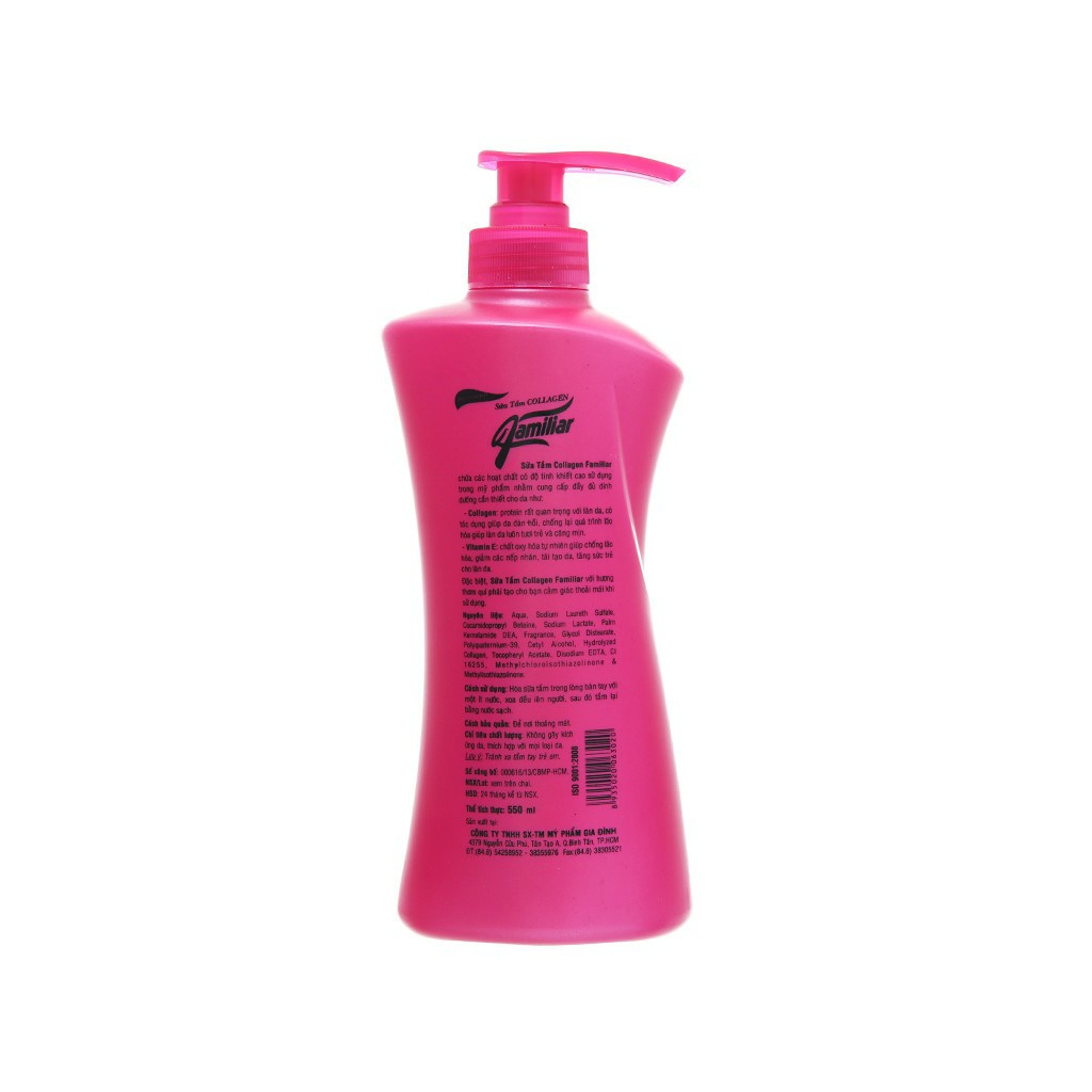 Sữa tắm trắng da Familiar Tinh chất sữa dê chai 500ml