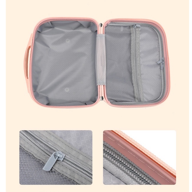 Vali YAZHOULONG 14-inch màu sắc đơn giản tiện dụng khi đi du lịch