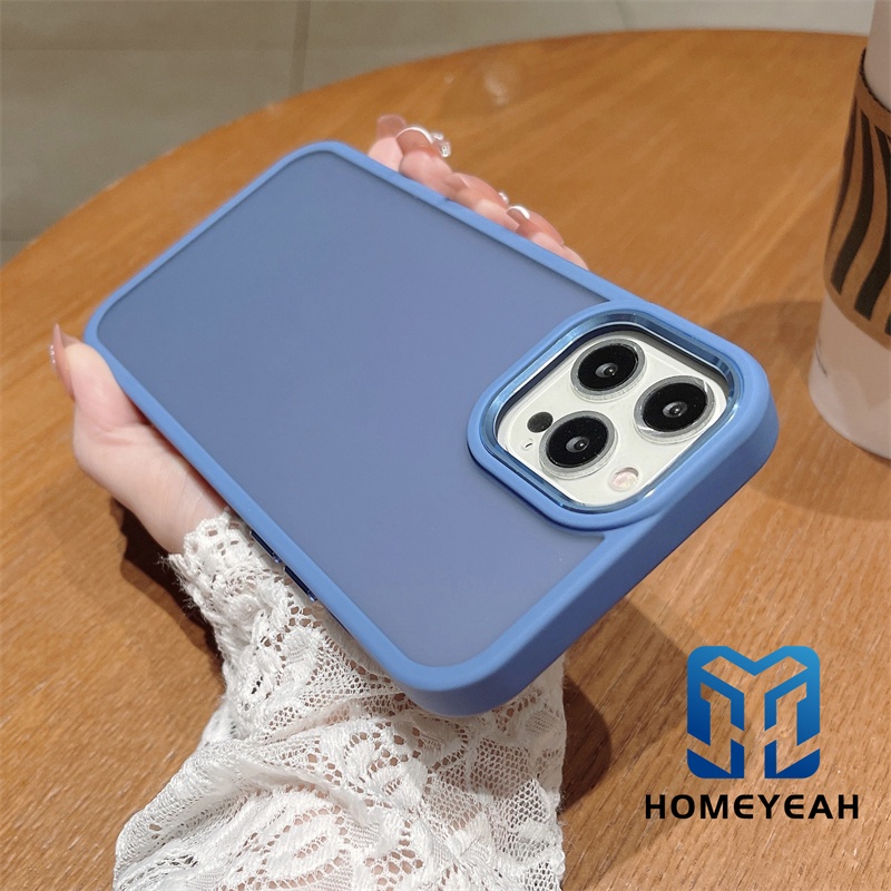 Ốp Điện Thoại Cứng Mặt Nhám Chống Sốc/Rơi/Dấu Vân Tay Cho iPhone 13 12 11 Pro Max ip13 ip11