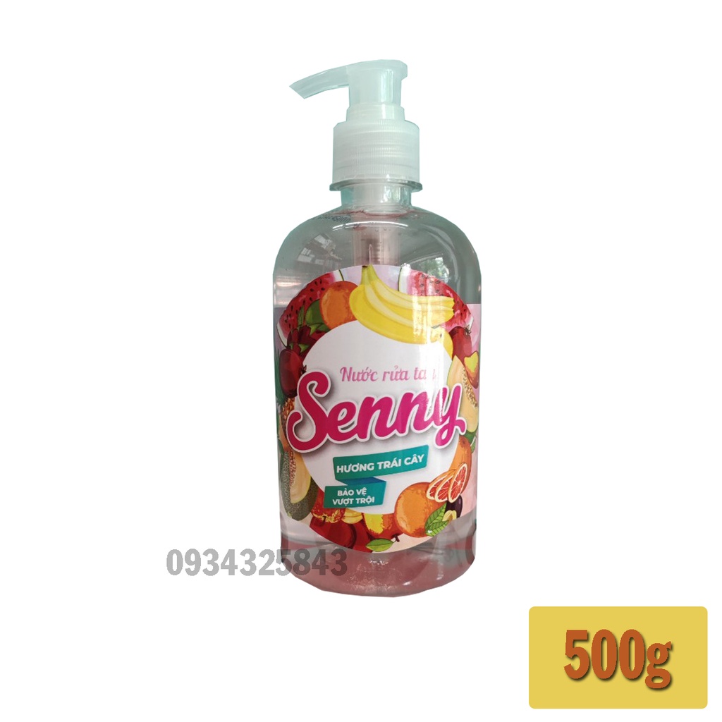 Nước rửa tay Senny khử mùi tanh 500g hương trái cây