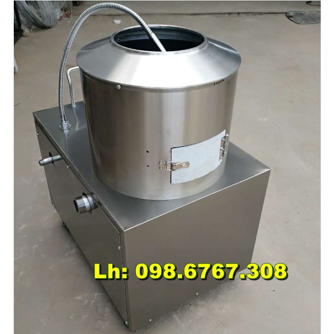 Máy gọt vỏ khoai tây, khoai môn, vỏ gừng, vỏ sấu công suất 150kg/h