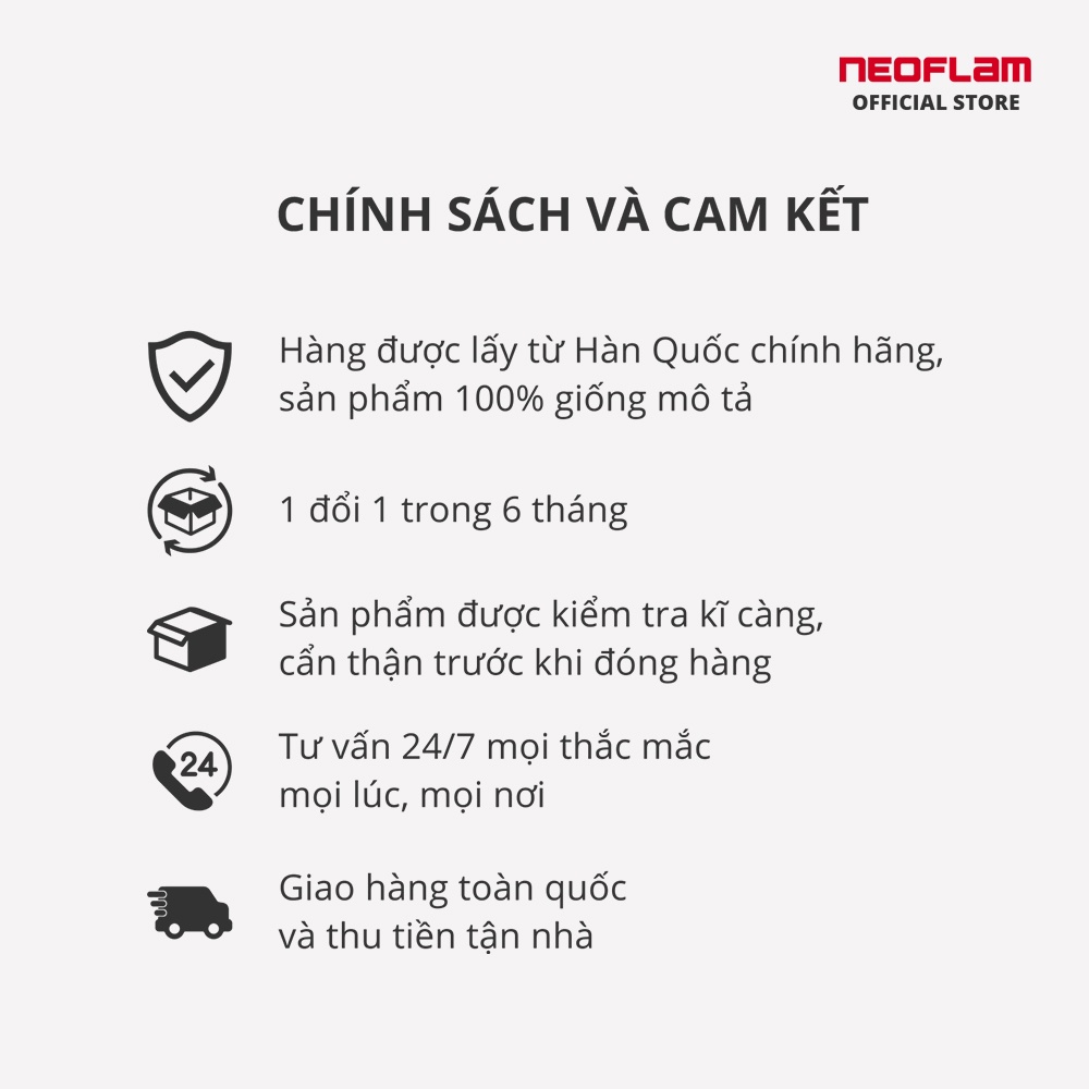 [Mã BMBAU300 giảm 10% đơn 499K] Chảo chiên de Chef Neoflam size 28cm, tráng gốm an toàn, chống dính EKDCF28I