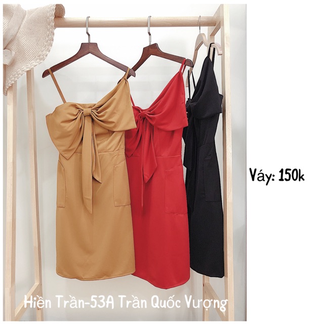 Váy umi nơ ngực ( 3 màu)