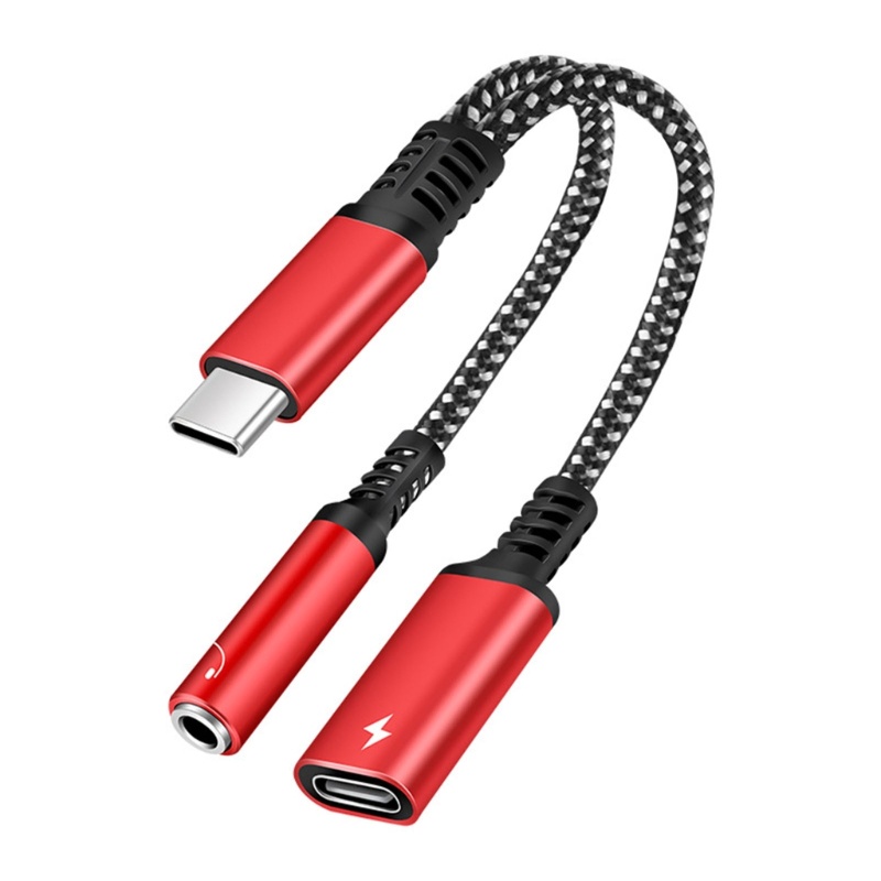 Cáp SạC Nhanh 2 Trong 1 ChuẩN Type C Và 3 5mm Cho S20 Note10