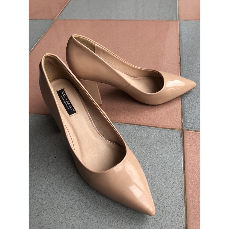 Giầy cao gót 8cm size 37 zara basic