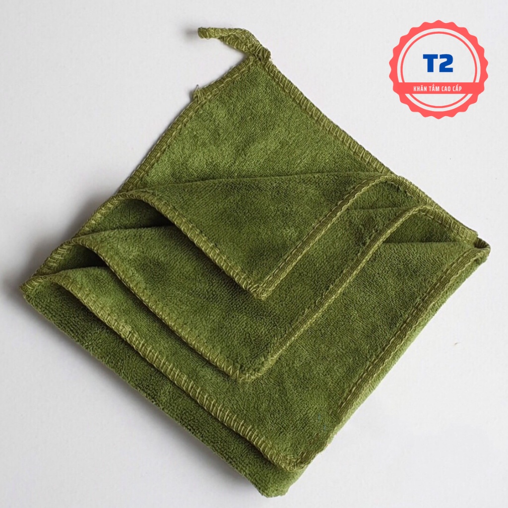 Tổng hợp Khăn Lau Bếp Đa Năng 2 Lớp Dày Dặn Có Móc Treo Tường Siêu Thấm Hút Nước