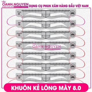 Khuôn kẻ lông mày QueenBrows 8.0 (Mới nhất 2021)