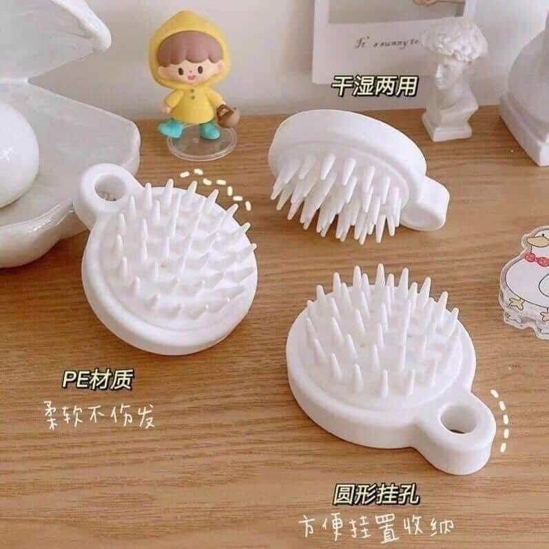 Lược trắng gội đầu- Lược massage da đầu