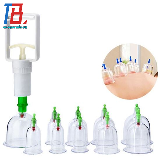 Máy massage cầm tay Relax, Gối Massage cổ vai gáy, Bộ giác hơi 12 ống hút