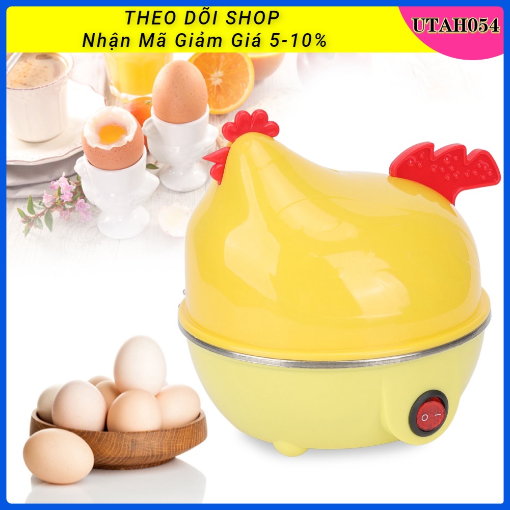[Hàng Sẵn] Máy Hấp Trứng Hình Gà 7 Ngăn Đa Năng Tiện Dụng【Utah054】