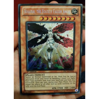 Bài Yugioh - Rosaria The Stately Fallen Angel (Ultra/ Secret Rare)