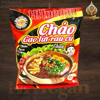 Cháo gạo lứt rau củ ăn liền âu lạc - 1 gói 46g - cháo ăn liền