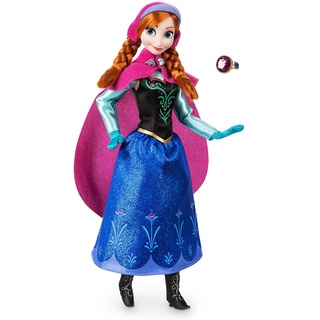 Búp bê cổ điển Disney Anna có nhẫn,Frozen, 11.5 inch