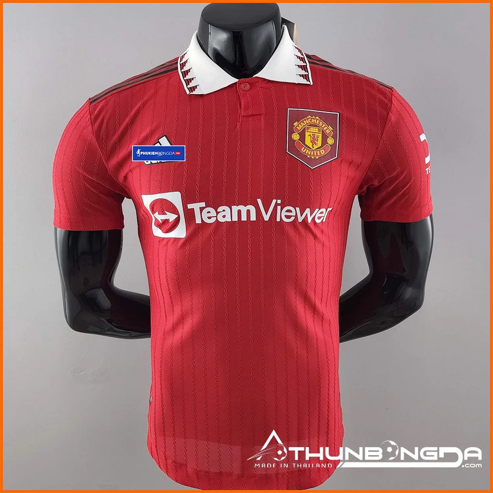 Áo Manchester United đỏ sân nhà 2022/2023, MU 2022/23 bản PLAYER Issue BODY fit cao cấp Thái Lan