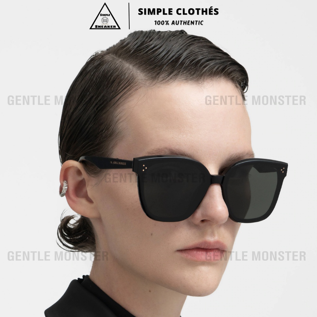 KÍNH GENTLE MONSTER🔥CHÍNH HÃNG🔥Mắt Kính Gentle Monster  Màu Đen - SIMPLE SNEAKER