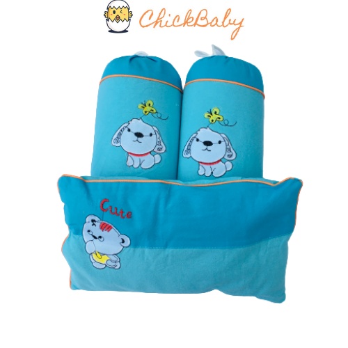 Bộ gối chặn cho bé sơ sinh Hàng Đẹp ruột vỏ đỗ giúp ngủ ngon - ChickBabyShop