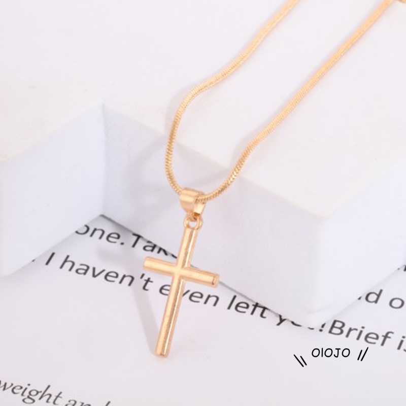 Vòng cổ mặt thánh giá mạ vàng 18K thời trang