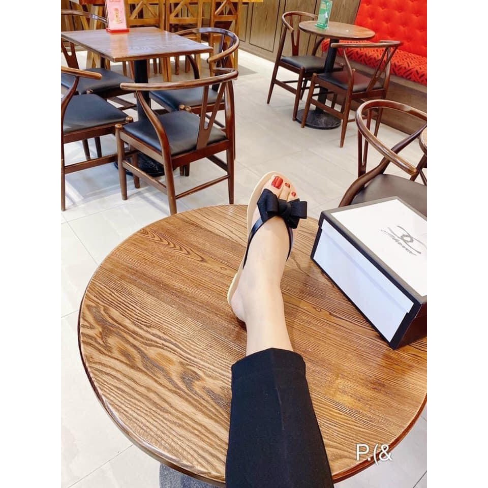 [HÌNH THẬT] Dép kẹp nơ đế tẩy siêu đáng yêu size 36/39