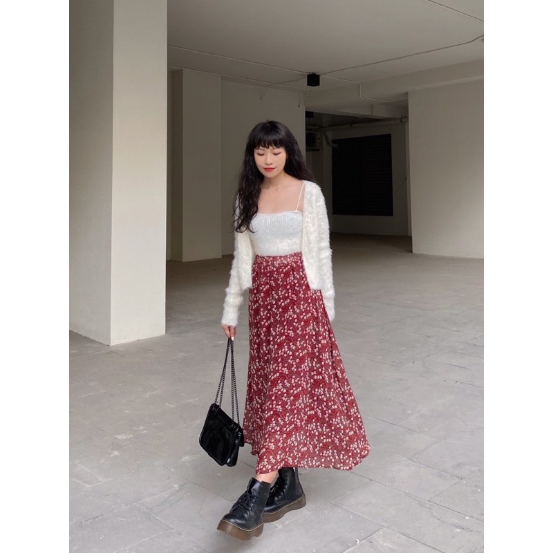 Coris skirt - Chân váy hoa đỏ - Somalyng.studio | BigBuy360 - bigbuy360.vn