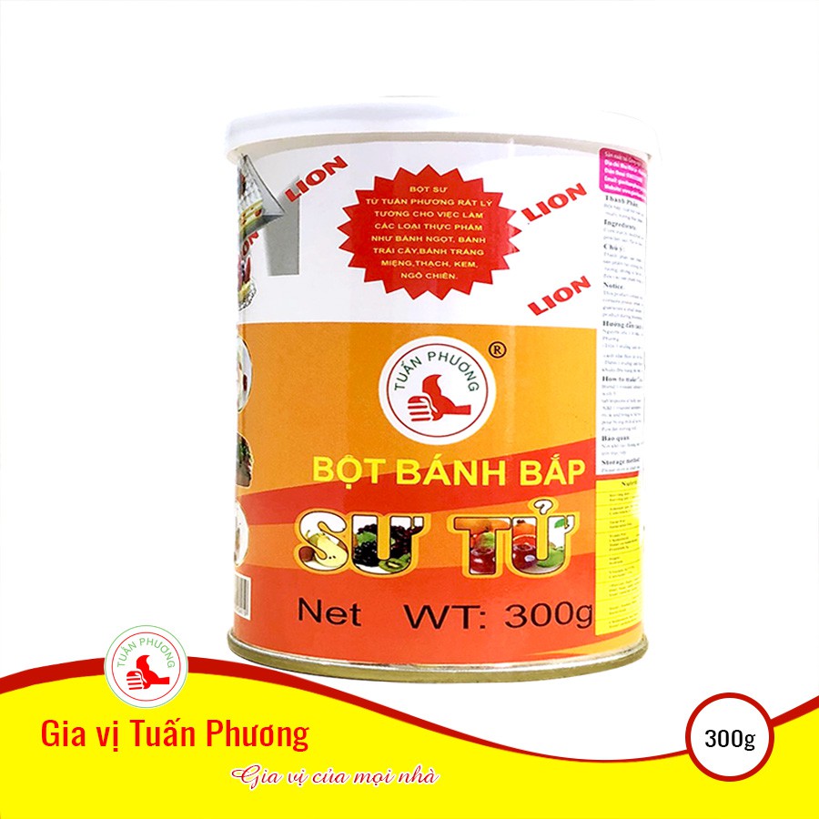 Bột Sư Tử Lion Tuấn Phương 300 Gam ( Hộp )