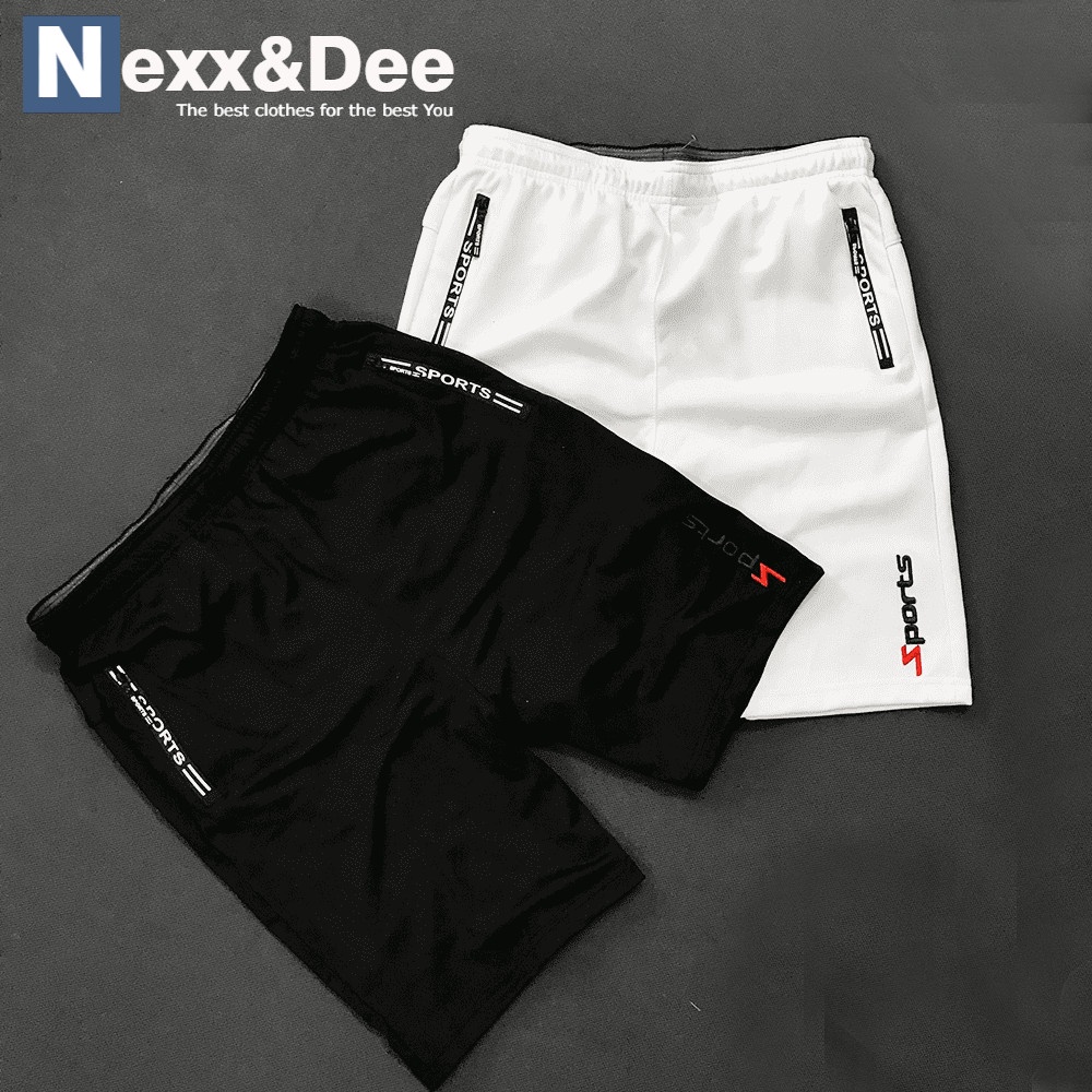 Quần short thể thao nam vải thun nỉ co dãn phù hợp tập gym chạy bộ Nexx&Dee-QS05