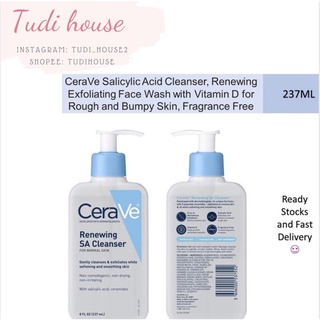 Sữa rửa mặt CeraVe Renewing SA Cleanser