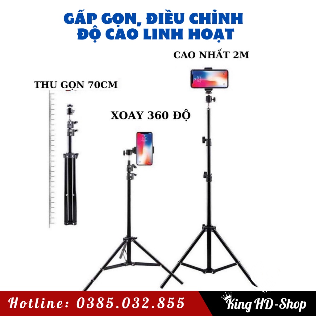 Giá đỡ điện thoại, hỗ trợ livestream, chụp ảnh, quay tiktok chuyên nghiệp, hàng xịn chân khoẻ chắc chắn