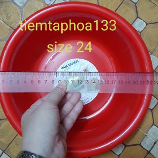 Combo 5 thau nhưa nhiều size