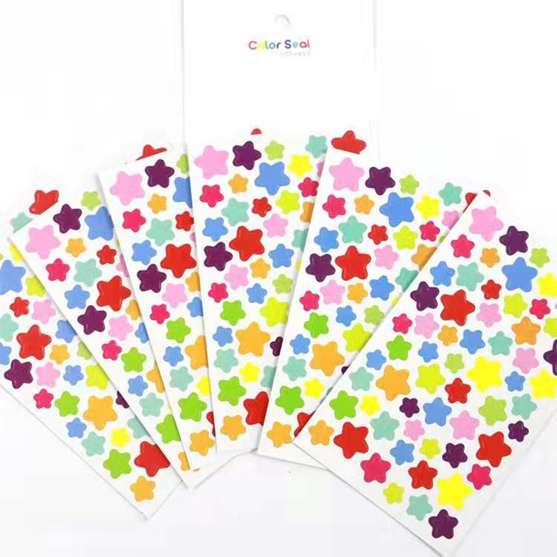 Bộ 6 tấm miếng dán trang trí niêm phong dễ thương tiện lợi