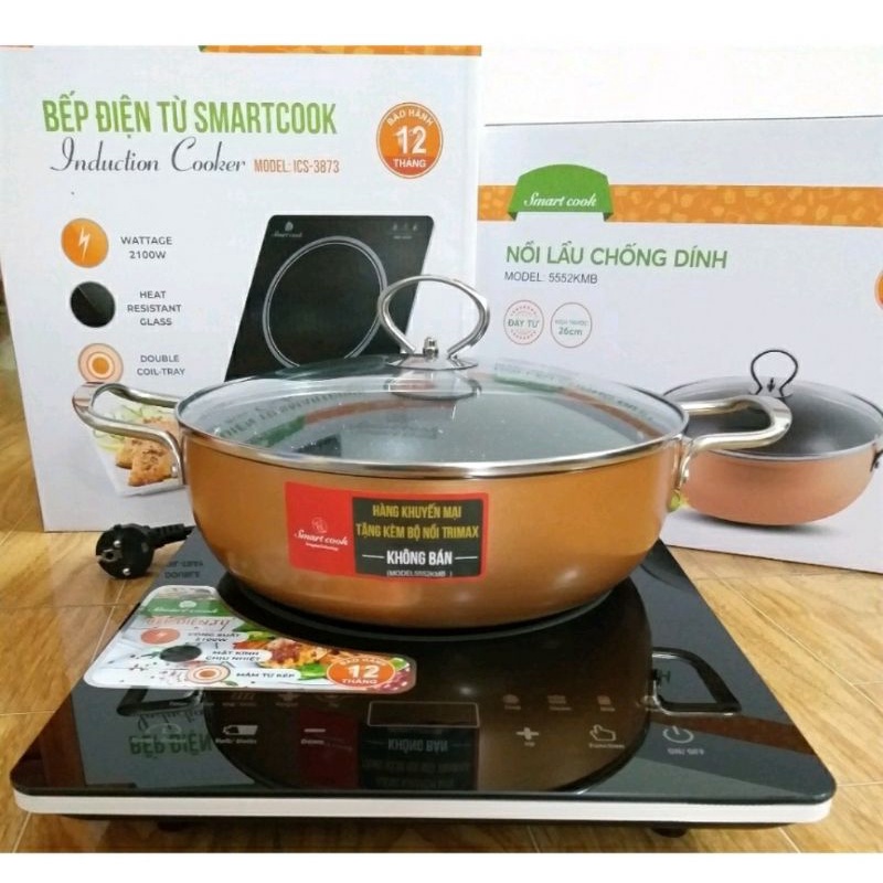 Bếp điện từ Smartcook ICS-3873 (bếp đơn)