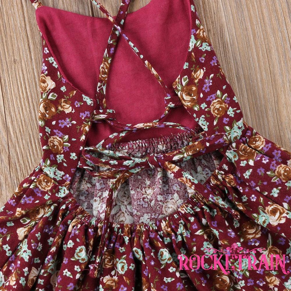 Đầm công chúa sát nách dành cho bé gái