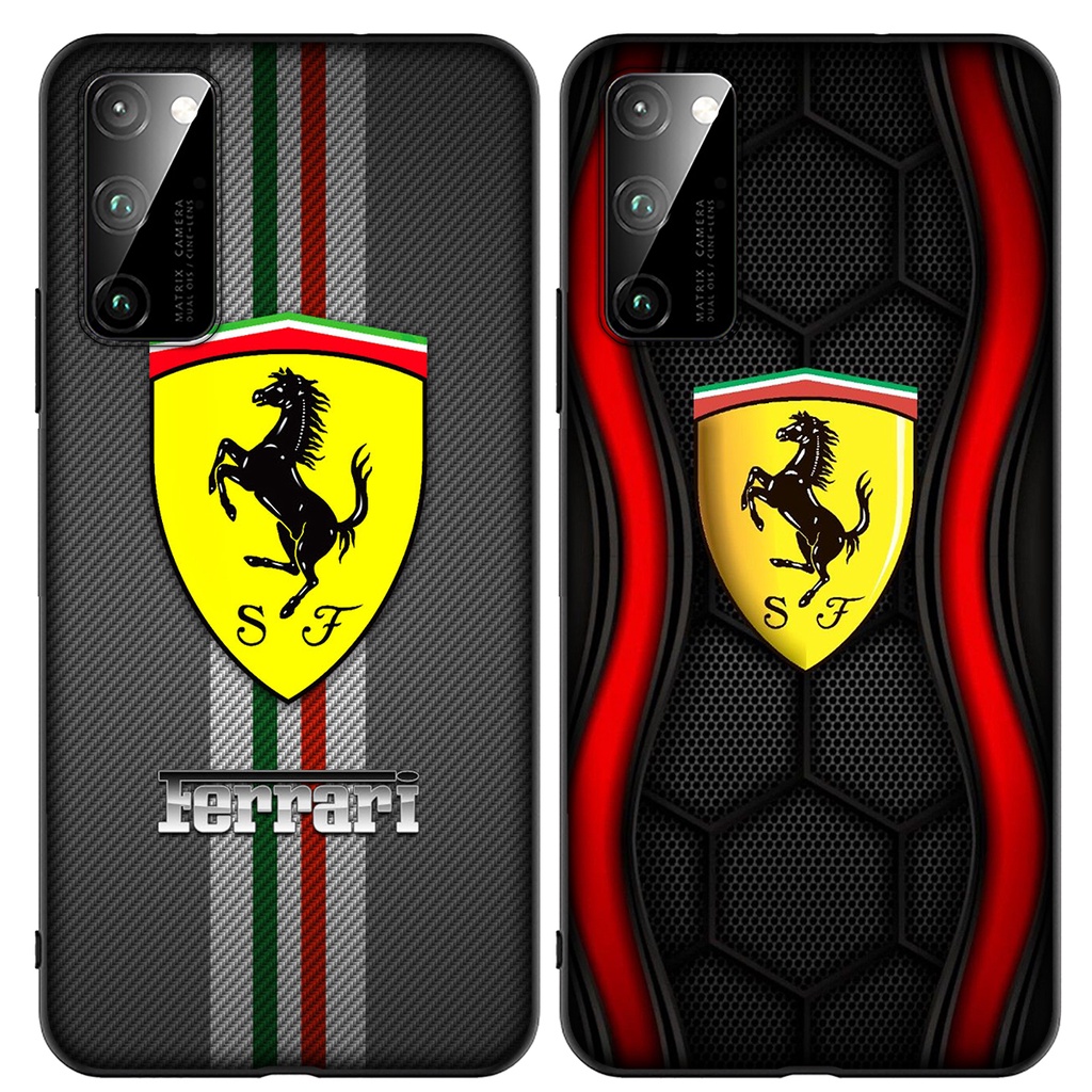 Ốp Điện Thoại Mềm In Logo Xe Hơi Ferrari Cho Samsung Galaxy A11 A21 A21S A31 A41 A51 A71 A81 A91 A02S