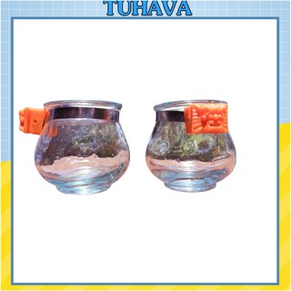 Cóng thuỷ tinh cho chim chào mào cóng ăn cho cu gáy, mi choè Tuhava