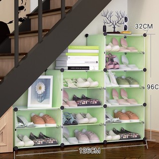 [ MIỄN PHÍ SHIP] TỦ GIÀY LẮP GHÉP HÌNH BẬC THANG BẰNG NHỰA  ĐỂ ĐỒ DECO,TRANG TRÍ CHIA NGĂN SIÊU TIẾT KIỆM DIỆN TÍCH 12Ô