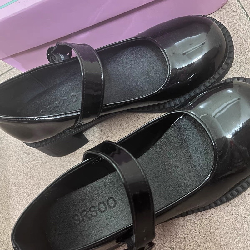 Giày Lolita nữ Eudora899 đế cao 5cm mũi tròn da đẹp êm chân G225