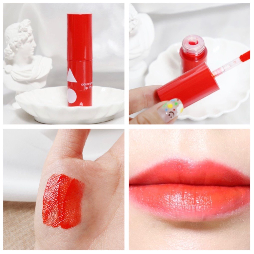 [ Son kem lì ] Son môi Boean Aqua Glow Lip Tint - Son kem lì dạng nước nhẹ