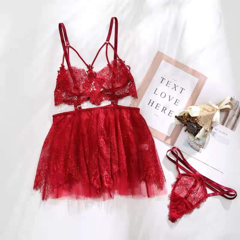 ♥️[Q11.HCM]♥️LL345  váy ngủ sexy ren Cosplay sexy - đầm ngủ sexy cô chủ nhỏ chuyên sỉ