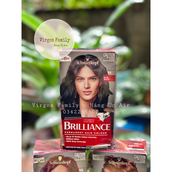 Thuốc nhuộm dưỡng tóc Schwarzkopf Brilliance Permanent Hair Colour