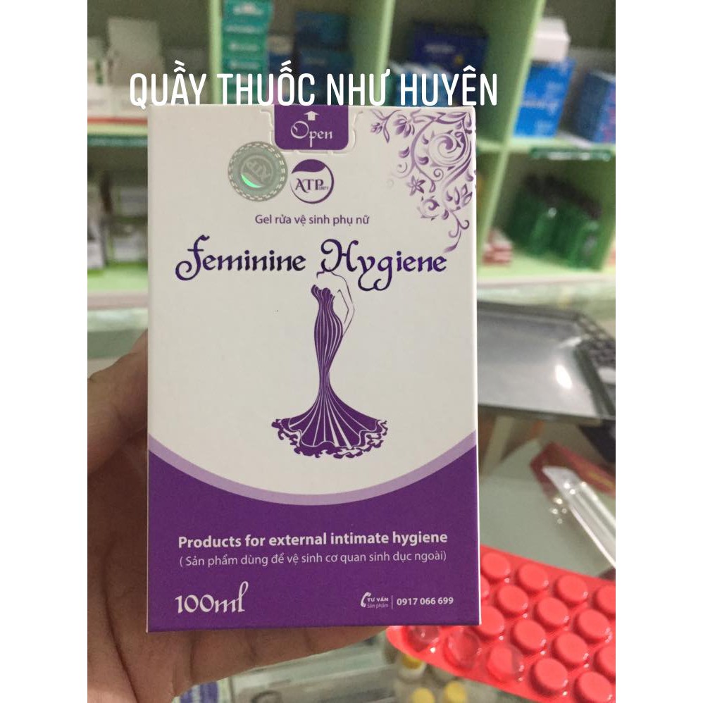 Gel rửa vệ sinh phụ nữ FEMININE HYGIENE lọ 100ml màu tím