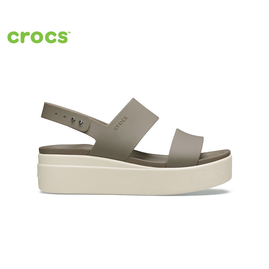 Dép sandal đế xuồng nữ CROCS Brooklyn 206453-15W