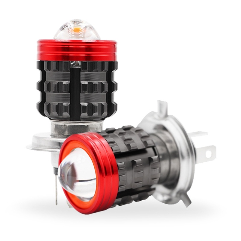 Đèn Pha LED H4 Chuyên Dụng Cho Xe Máy Scooter Dễ Lắp Đặt