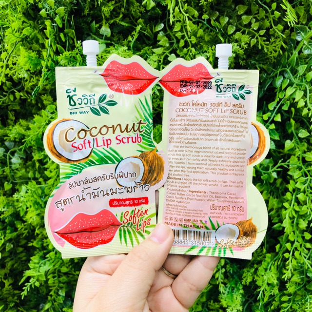 Tẩy tế bào chết & Dưỡng môi Coconut Soft Lip Scrub