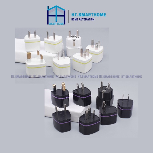 Ổ cắm chuyển đổi 3 chấu ➜ 2 chấu 2 chấu