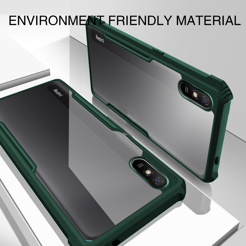Ốp Điện Thoại Mềm Trong Suốt Đơn Giản Cho Xiaomi Redmi 9 Prime 9A 10A 9i 9C POCO M2 POCO X3 NFC Pro