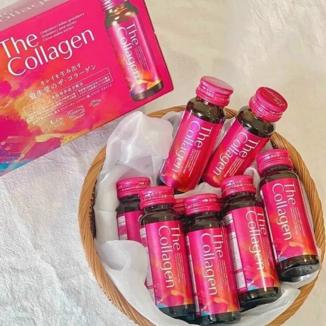 Nuớc Uống Collagen Shiseido Nhật Bản - hộp 10 chai x 50ml