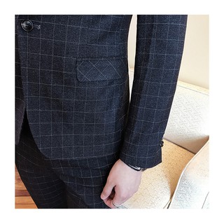 Veston Caro Đen Thời Trang Cao Cấp