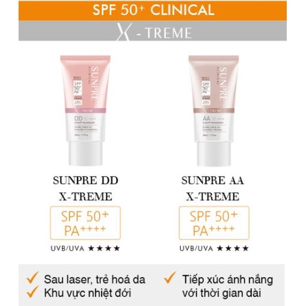 Kem chống nắng Sunpre DD nâng tông